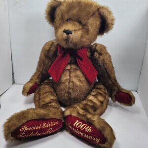 Dan Dee 100th Anniversary Special Edition Plush Teddy Bear
